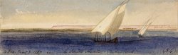 Near Nesle Sheikh Hassan, Looking South by Edward Lear