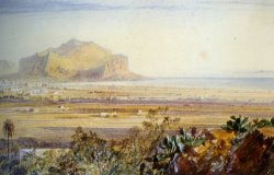 Palermo Sicily by Edward Lear
