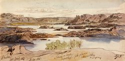 Philae, 5 20 Pm, 30 January 1867 (275) by Edward Lear