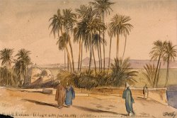 Sheikh El Wachshee, El Luxor by Edward Lear