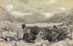 Ullswater, 14 Oct. 1836 by Edward Lear