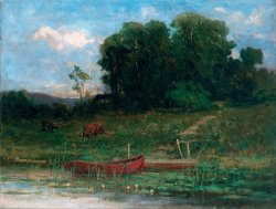 The Farm Landing by Edward Mitchell Bannister