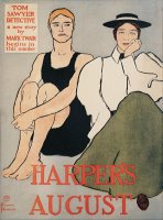Harper's August. Tom Sawyer Detective by Edward Penfield