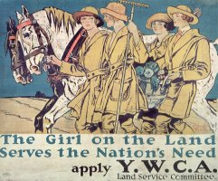 World War I YWCA poster by Edward Penfield