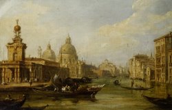 On The Grand Canal Venice by Edward Pritchett