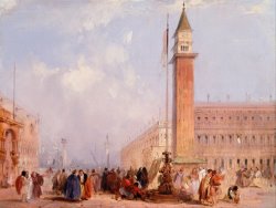 The Piazzetta, Venice by Edward Pritchett