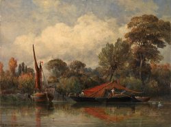 Opposite My House at Barnes by Edward William Cooke