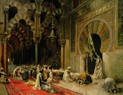 Interior Of The Mosque At Cordoba by Edwin Lord Weeks