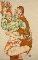 Lovemaking by Egon Schiele