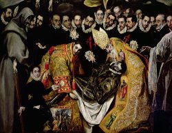 The Burial Of Count Orgaz From A Legend Of 1323 Detail Of A Young Page by El Greco Domenico Theotocopuli