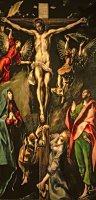 The Crucifixion by El Greco Domenico Theotocopuli