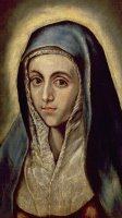 The Virgin Mary by El Greco Domenico Theotocopuli