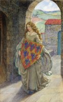 Lancelot And Elaine by Eleanor Fortescue Brickdale