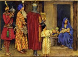 Three Wise Men Bearing Gifts by Eleanor Fortescue Brickdale