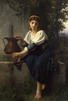 Young Girl at The Well by Elizabeth Jane Gardner Bouguereau