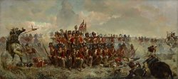 The 28th Regiment at Quatre Bras, 1815 by Elizabeth Thompson