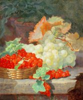 Redcurrants And Grapes 1864 by Eloise Harriet Stannard