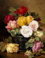 Still Life of Roses by Eloise Harriet Stannard