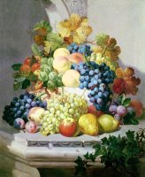 Still Life with Grapes And Pears by Eloise Harriet Stannard