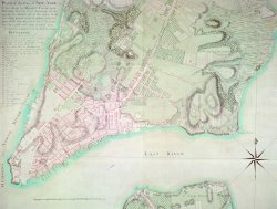 Antique Map of New York by English School