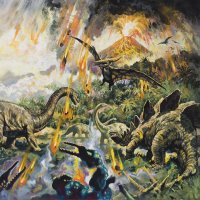 Dinosaurs and Volcanoes by English School