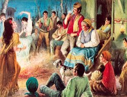 Gypsies Partying by English School