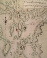 Military plan of the North Part of Rhode Island by English School