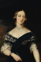 Portrait Of The Young Queen Victoria by English School