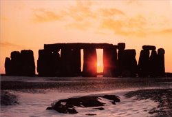 Stonehenge Winter Solstice by English School