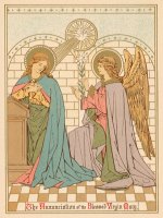 The Annunciation Of The Blessed Virgin Mary by English School
