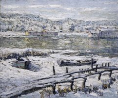 Winter Landscape by Ernest Lawson