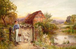 Bringing Home the Sheep by Ernest Walbourn