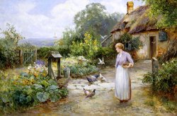 Feeding The Doves by Ernest Walbourn