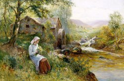 The Mill Stream by Ernest Walbourn