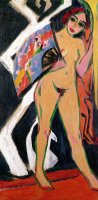 Portrait Of A Woman by Ernst Ludwig Kirchner