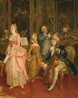 Concert at the time of Mozart by Ettore Simonetti