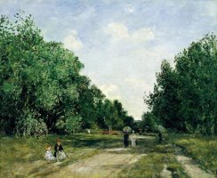 Parc Cordier in Trouville by Eugene Boudin
