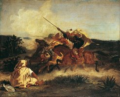 Fantasia Arabe by Eugene Delacroix
