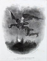 Mephistopheles in The Sky by Eugene Delacroix