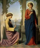 The Angelic Salutation by Eugene Emmanuel Amaury-Duval