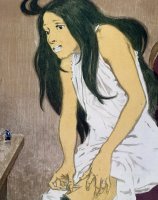 A Drug Addict Injecting Herself by Eugene Grasset
