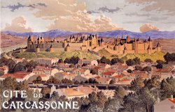 Cite De Carcassone by Eugene Grasset