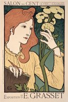 Reproduction of a Poster Advertising an Exhibition of Work by Eugene Grasset by Eugene Grasset