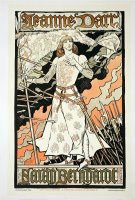 Reproduction of a Poster Advertising Joan of Arc by Eugene Grasset
