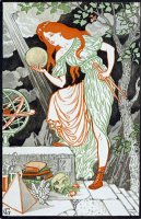 Woman Science by Eugene Grasset