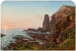 Castle Rock, Cape Schanck by Eugene Von Guerard