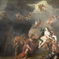 Aeneas Receiving a New Set of Armour From Venus by Ferdinand Bol