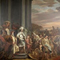 King Cyrus Handing Over The Treasure Looted From The Temple of Jerusalem by Ferdinand Bol