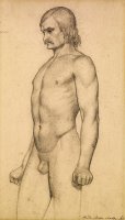 Male Nude 2 by Ford Madox Brown