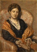 Portrait of Miss Iza Duffus Hardy by Ford Madox Brown